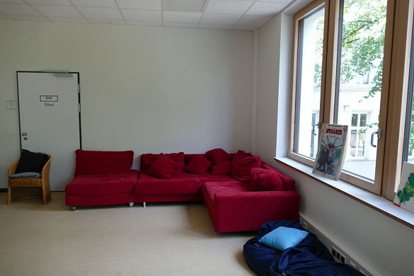 Die Leseecke in der Bücherei